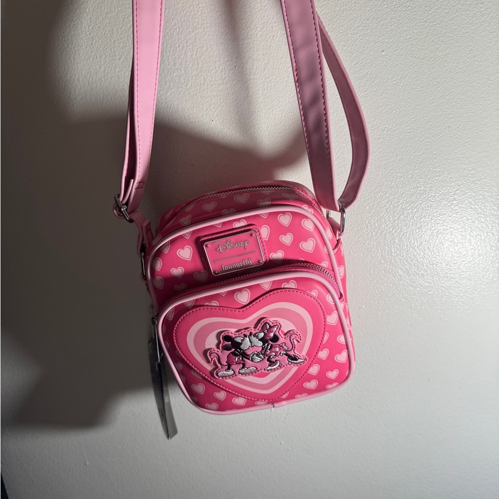 Loungefly Pink Heart Mini Bag